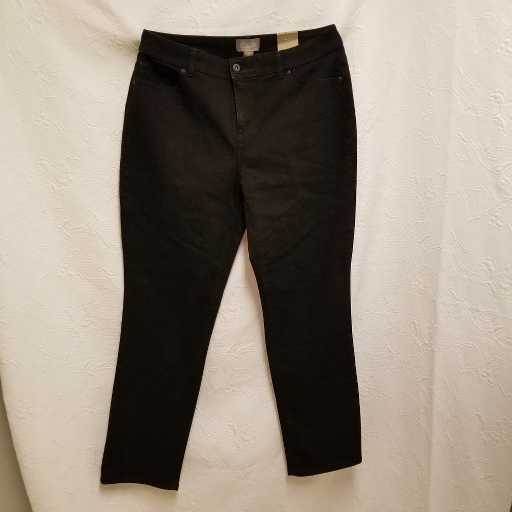Black Jean's, Chico's size 2 short